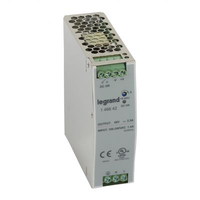 Zasilacz 1F Stabilizowany 240V/48V 2,5A 146642 LEGRAND (146642)